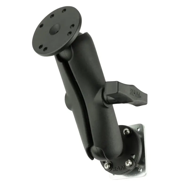 Ram Mount Drill-Down Dashboard Mount W/Backing Plate - C Size Medium [Ram-101-225B2u] 1