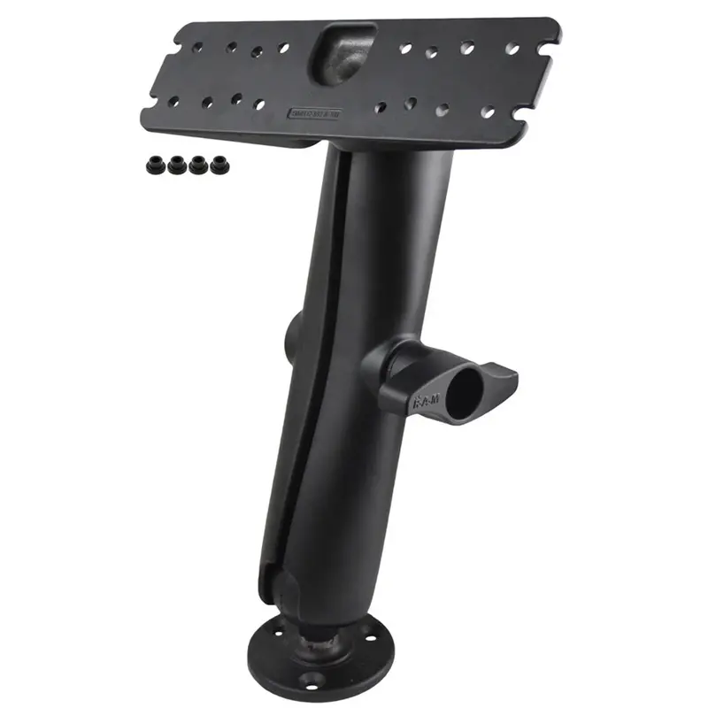 Ram Mount Marine Electronics Mount Long - Gimbal Brackets Under 15Lbs [Ram-D-111U-E] 1