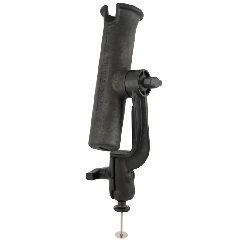 Ram Mount Ram-Tube 2000 Holder W/Ram-Rod Revolution Ratchet/Socket System & 5 Spot Mounting Base Adapter [Ram-301-Rb5] 1