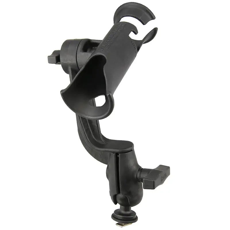 Ram Mount Ram Tube Jr. Fishing Rod Holder With Ram-Rod Revolution Ratchet/Socket System And Track Ball Base [Rap-390-Rb-Tra1u] 1