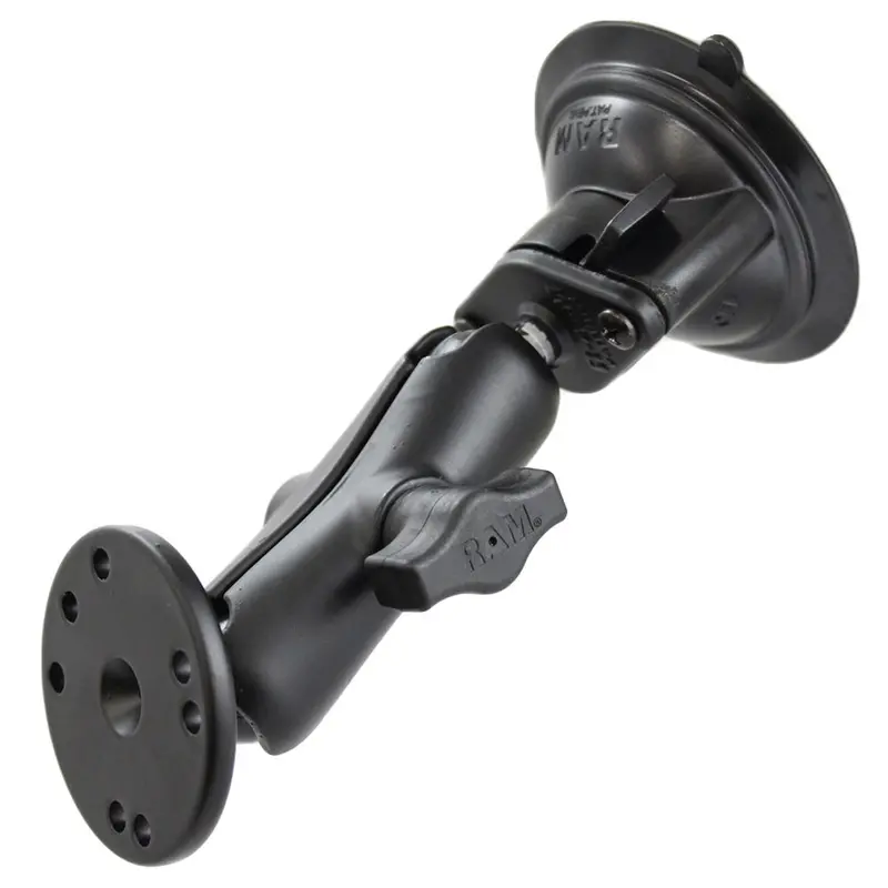 Ram Mount Twist Lock Suction Cup W/Round Base Adapter [Ram-B-166-202U] 1
