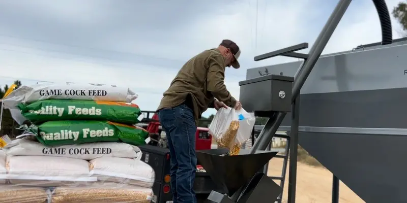 Ranchland Solutions Bag Buster Feed Platform - Skid Mounted 1