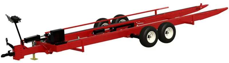 Rankin Bin Trailer With Torsion Flex Tandem Axle, Hydraulic Self-Loading System | 30" To 32" Rail Width | 30-60 Hp For Tractor 2