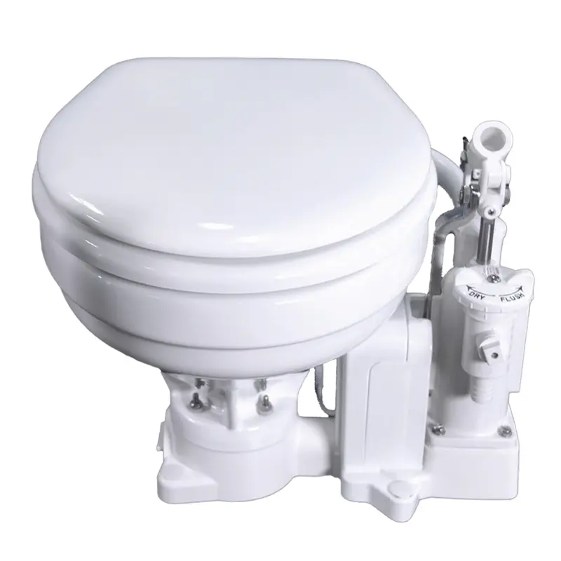 Raritan Ph Powerflush Electric/Manual Toilet - Marine Size - 12V - White [P101e12] 1