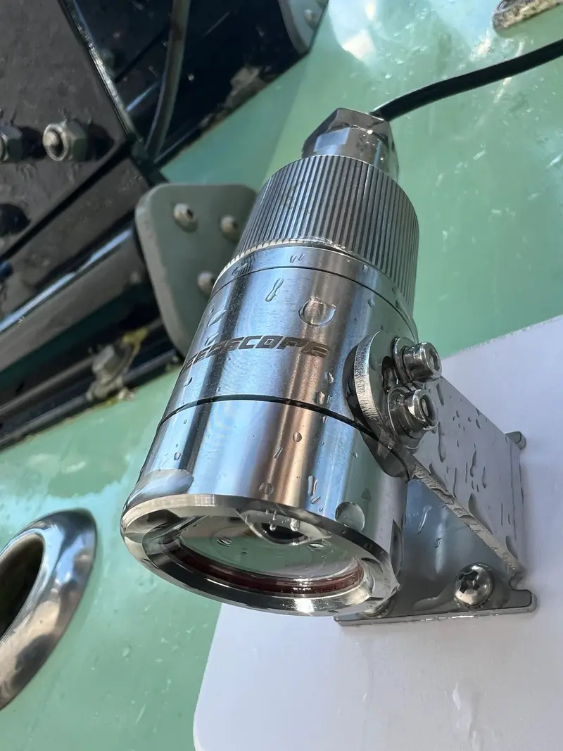 Reef Scope Transom Mount Underwater Camera | Rover T1 | 120° Wide Angle | 2Mp Sony | Ip68 Waterproof | 13Ft Cable | For Boats & Marine Use 1
