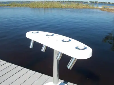 Release Marine 4 Rod Starboard Gimble Launcher | Length 33" | 35.5" Wide Starboard 1