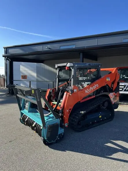 Remet Fixed Tooth Forestry Mulchers | F4s Dcr Series | Cutting Widths 62", 74", & 89" | Hydraulic Flow Range 21-58 Gpm | For Skid Steers 1