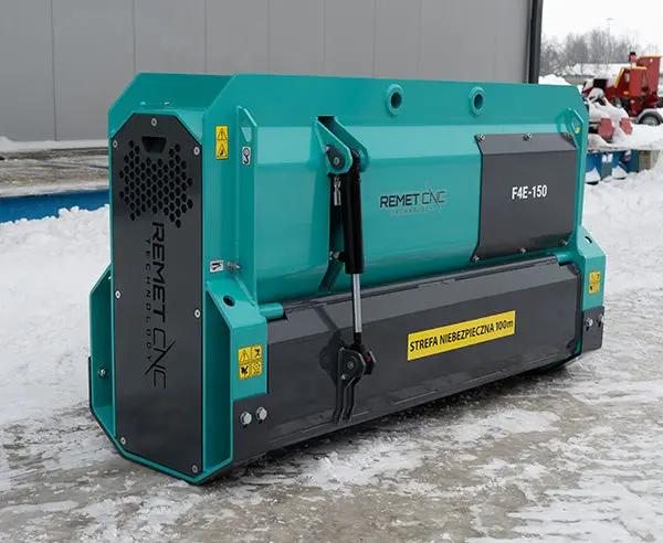 Remet Forestry Flail Mulcher | F4e Vt Series | Cutting Width 50" & 60" | Machine Size 12–27 Tons | For Excavators 2