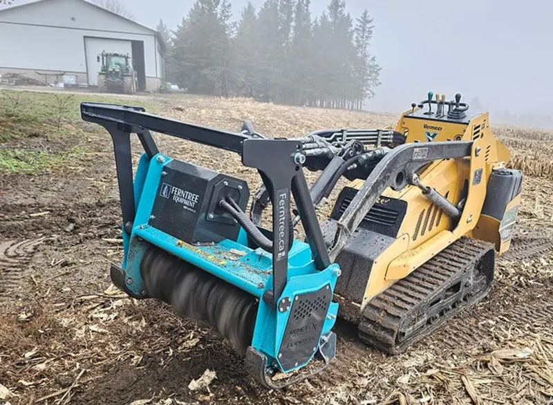 Remet Mini Skid Steer Mulcher - Mini Excavator Mulcher F2s90 Ssk 90 For Mini Skid Steer/Mini Excavator 1
