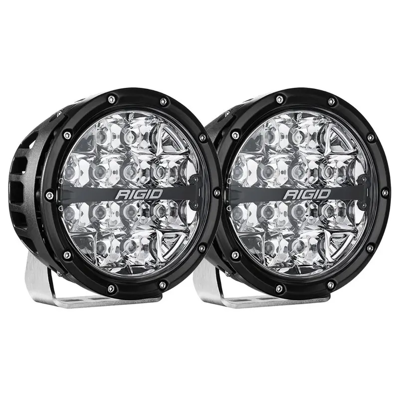 Rigid Industries 360-Series Rgbw 6" Offroad Lamp Spot Beam W/Rgbw Backlight Pods - Set Of 2 [36412] 1