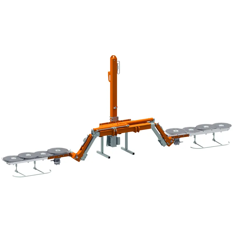 Rinieri Double Orchard Pruner Crb-X2 3-4 Discs For Skirting | 16" Disc Diameter For Tractor 1
