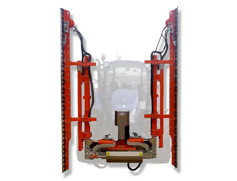 Rinieri Double Orchard Pruner Crf 2 | 20" Hydraulic Side Shift  | 98"-110" Cutting Width For Tractor 1