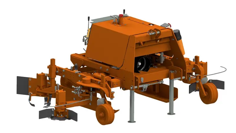 Rinieri Double Power Roto Tiller Turbo Prt | Twin Turbo Prt Series | Row Width 79"-142" Inches | Horsepower 70-110 Hp | For Tractor 1