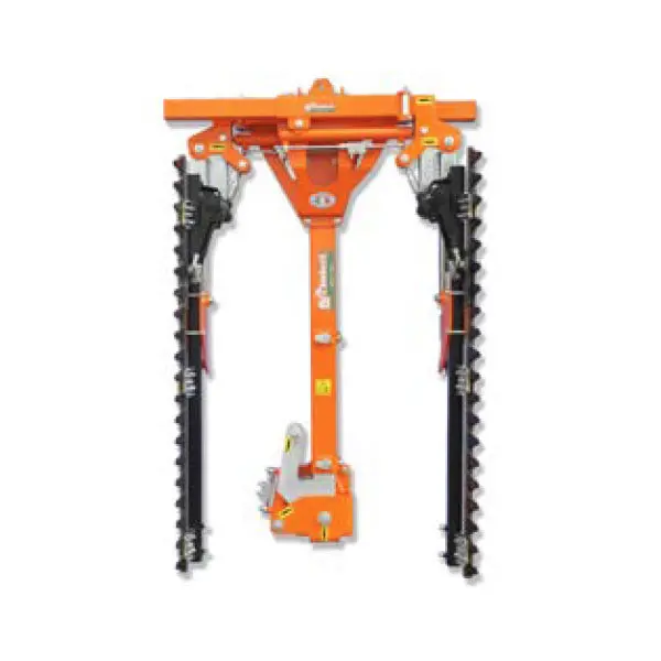 Rinieri Double Sickle Bar Pruning Machine Crl Tower-2 I | 59"-83" Cutting Width For Tractor 1