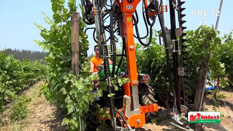 Rinieri Double Sickle Bar Pruning Machine | Crl Tower 2-I Series | Cutting Width 59"-83" Inches | Horsepower 50-70 Hp | For Tractors 1
