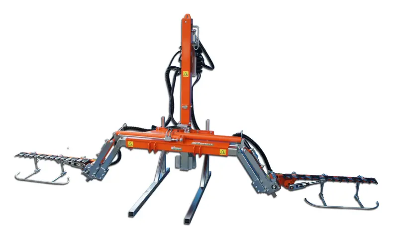 Rinieri Double-Side Orchard Pruning Machine Crb 2 Blades | 100-120-150 Models For Skirting | 39"-47"-59" Cutting Width For Tractor 1