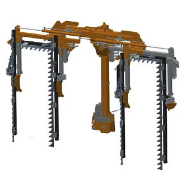 Rinieri Double Trimmer Crl Tower 2 Plus U With Sickle Bar | 59"-83" Cutting Width For Tractor 1