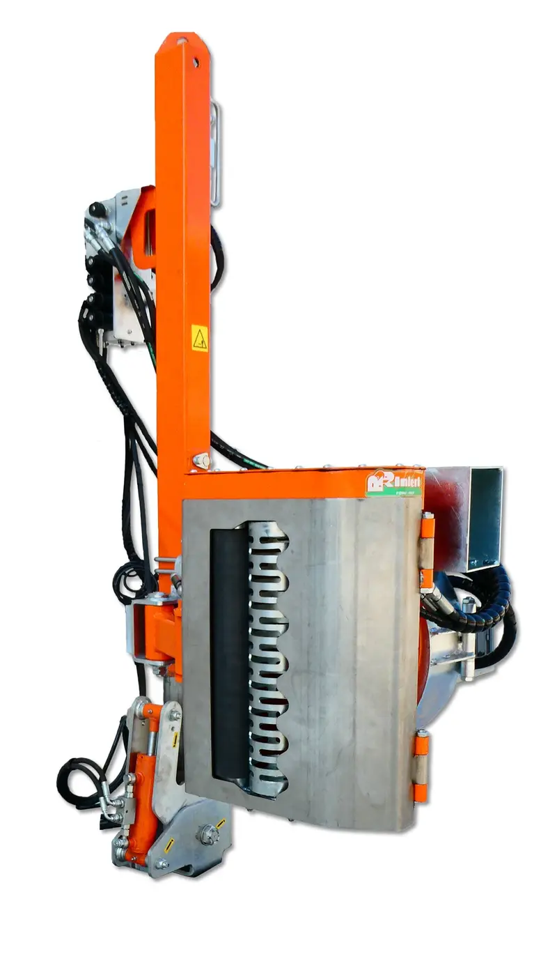 Rinieri Drf Double Barrel Leaf Remover On Rotating Frame Tower 1 | 24" - 35" Roller Height For Tractor 1