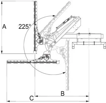 Rinieri Hedge Trimmer Bre 120-150-200 | 47"-59"-79" Cutting Bar | Bush Cutter Machine For Loader 3