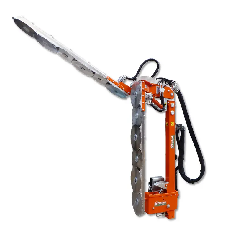 Rinieri Orchard And Trees Pruner With Discs Orp 6+4/6+6 | 16" Disc Diameter | 79" Cutting Width For Tractor 1
