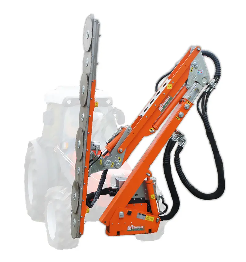 Rinieri Orchard Pruner With Discs Ors 7-8 Orsx-5 | 16" Disc Diameter | 93"-108" Cutting Width For Tractor 1