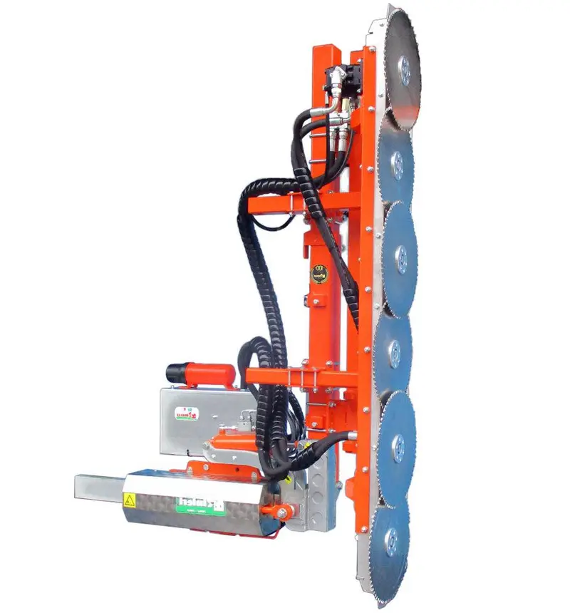 Rinieri Pruning Machine With Discs Crf-X Series | 16" Disc Diameter | 79-140" Cutting Width For Tractor 1