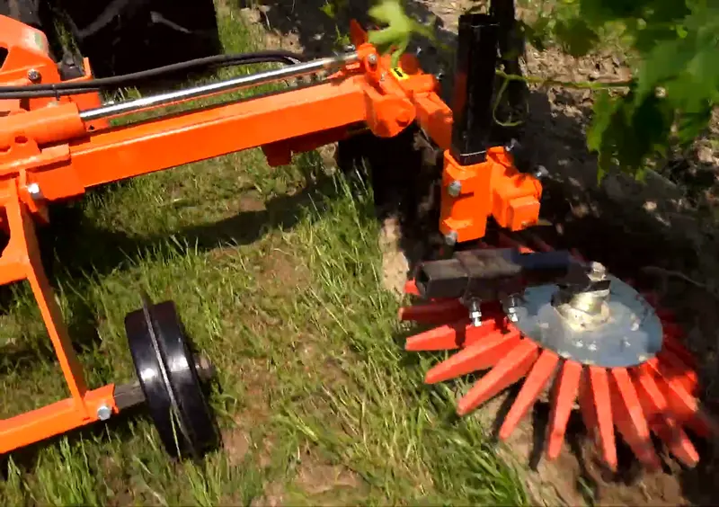Rinieri  Tool Holder Bio-Dynamic (With Finger Weeder) | Row Width 63" - 118" Inches | Horsepower 50-80 Hp | For Tractors 1