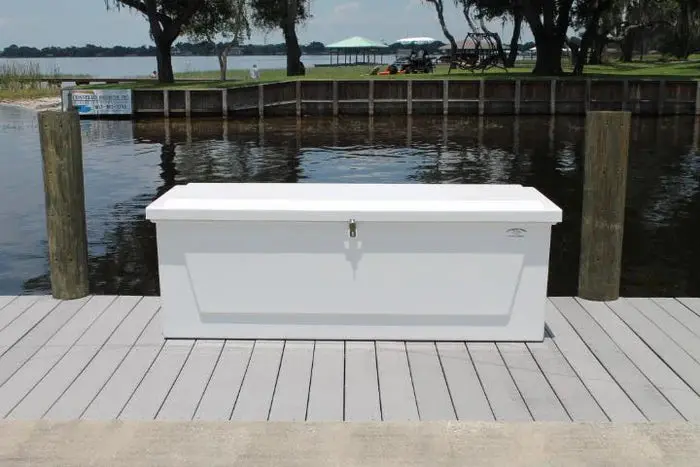 Rio Marine Customs | Dock Box | Model Cm07 | 75" W X 26" H X 27" D | Heavy-Duty Storage | For Marine Storage 1