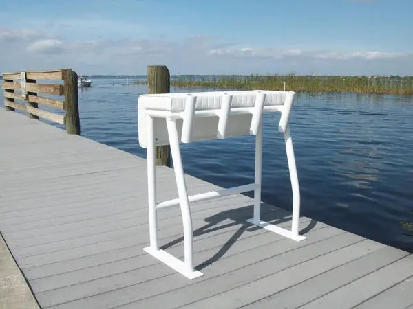 Rio Marine Customs Sea-Line Deluxe Leaning Post | Model Sllp32-Rh | Rod Holders | 32" W X 18" D X 34" H | Functional And Stylish Seating | For Boats 2