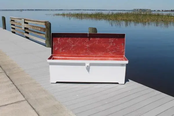 Rio Marine Customs | Sea Line Dock Box | Model Sldb60 | 66" W X 22" H X 22" D | Affordable Marine Storage Solution 1
