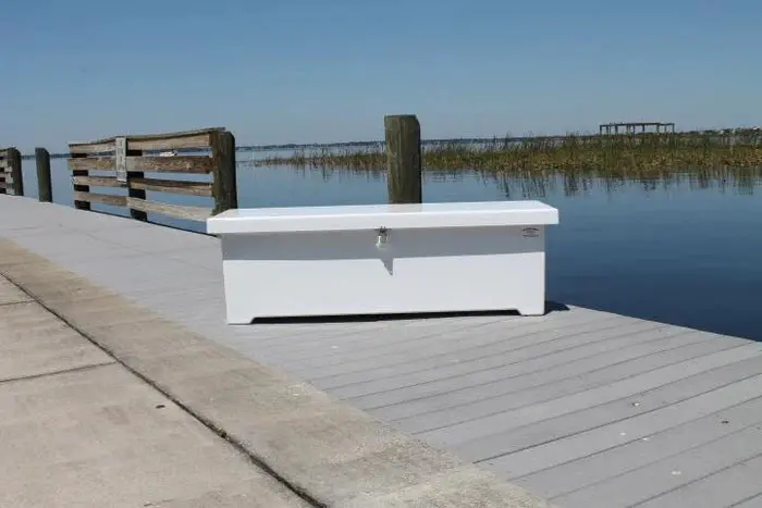 Rio Marine Customs | Sea Line Dock Box | Model Sldb60 | 66" W X 22" H X 22" D | Affordable Marine Storage Solution 2