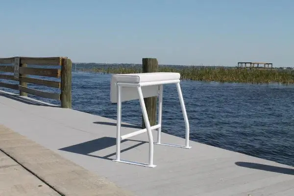 Rio Marine Customs Sea-Line Standard Leaning Post | Model Sllp38 | 38" W X 18" D X 34" H | Comfortable And Functional Seating | For Boat 1