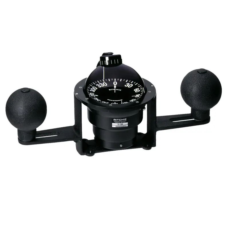 Ritchie Yb-600 Globemaster Steel Boat Compass W/5 Card - 12V - Yoke Mounted - Black [Yb-600] 1