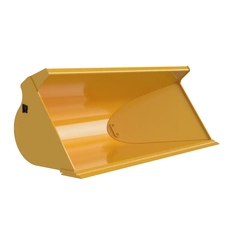 Rockland 2-In-1 Side Dump Bucket | Bucket Width 100", 108", 120" & 130" Inches | Capacity 1.25 To 4.50 Cubic Yard | For Loaders 1