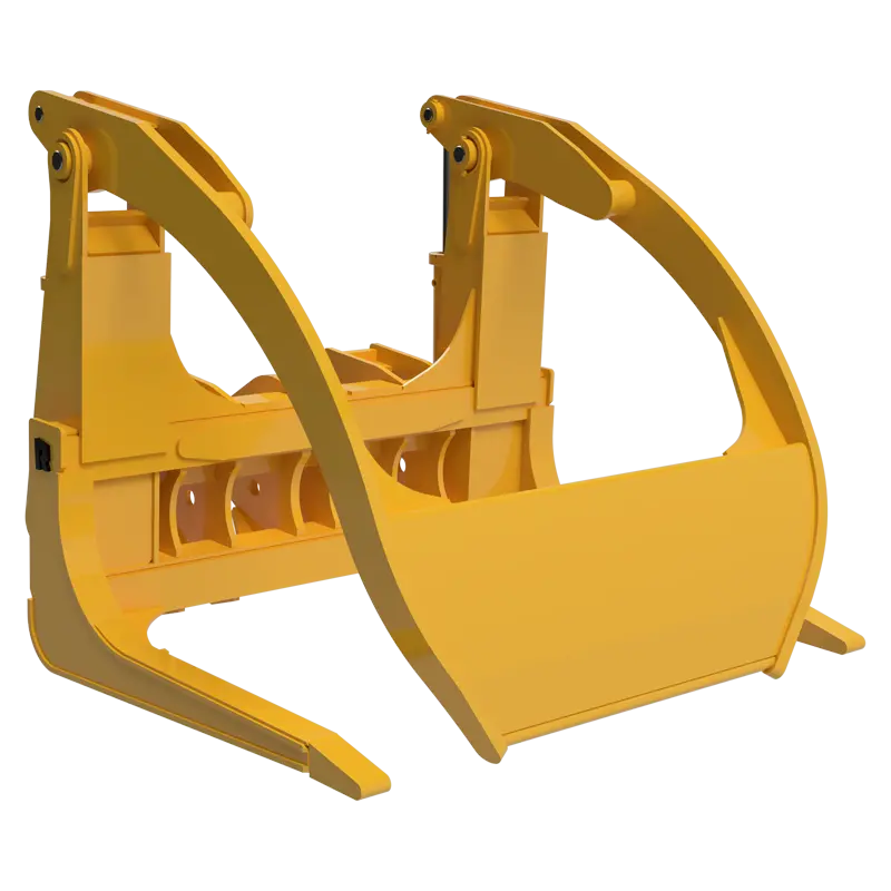 Rockland 80" To 108" Width Mg Millyard Grapple With Backframe For Loaders 1