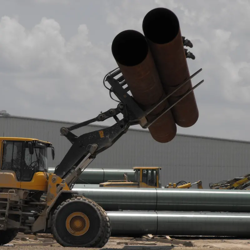 Rockland 96", 108" & 120" Width Pg-1 & Pg-2 Pipe Grapple With Alloy Steel Rods For Loaders 5
