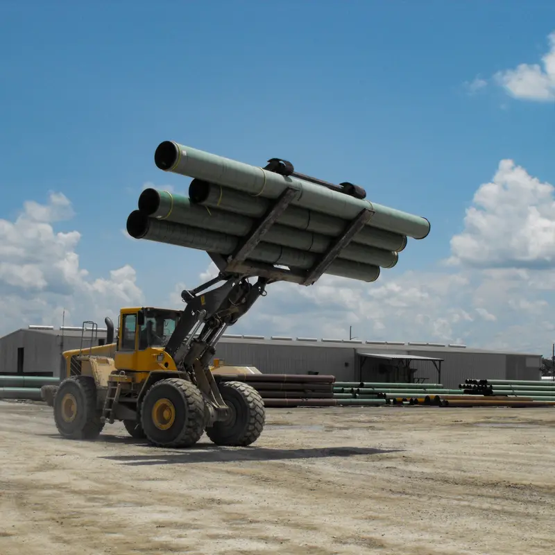 Rockland 96", 108" & 120" Width Pg-1 & Pg-2 Pipe Grapple With Alloy Steel Rods For Loaders 6