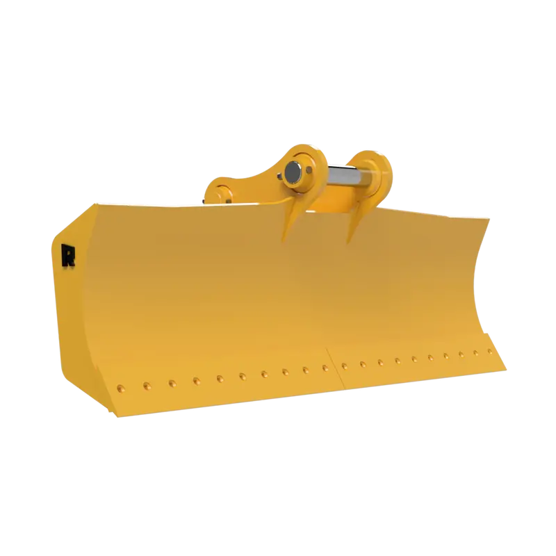 Rockland Backfill Blade | Bolt-On Reversible Cutting Edges | High Strength Alloy Steel | For Excavators 1