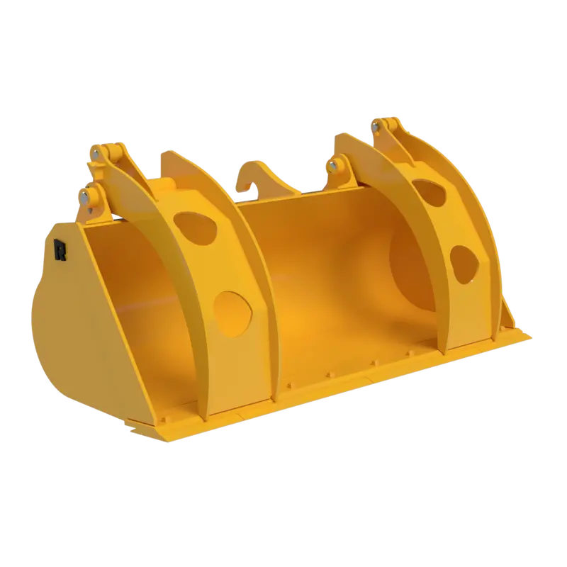 Rockland Clamp Bucket | Model Gpc & Lbc Clamp Bucket | Bucket Width 90" To 168" Inches | Capacity 1-15  Cubic Yard | For Loaders 1