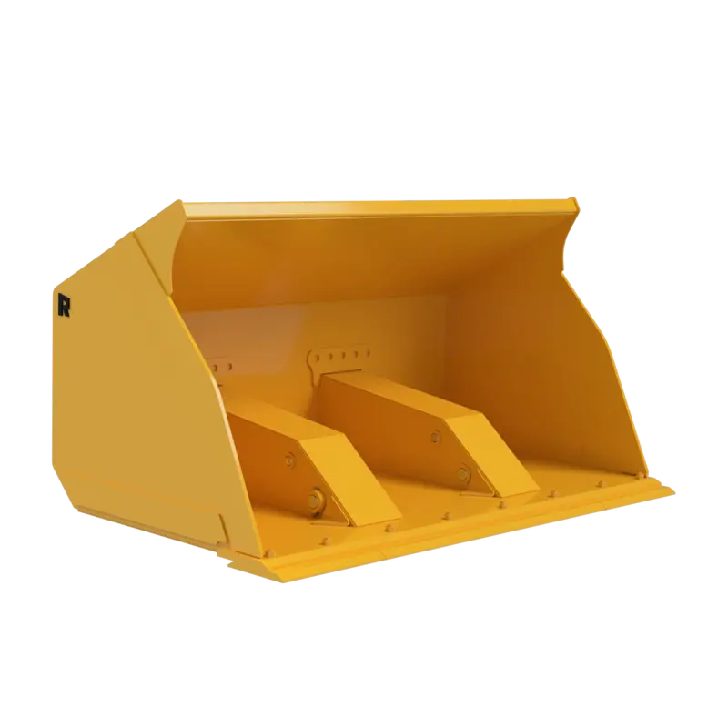 Rockland Dual-Cylinder Rollout Bucket With Hydraulics For Loader 1