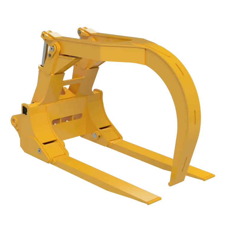 Rockland Dual & Wide Clamp Peeler Grapple | Width 50" & 52" Inches | Tine Length 60" & 72" Inches | For Loader 2