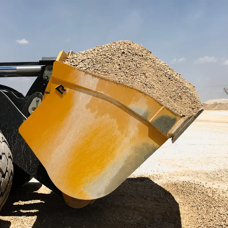 Rockland General Purpose Bucket | Sloped Bottom Design | Customizable Edges & Wear Protection | Straight Side-Cutters | For Loaders 1