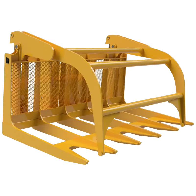Rockland Heavy Duty Cane Grapple With Hydraulic Clamps For Loaders 1