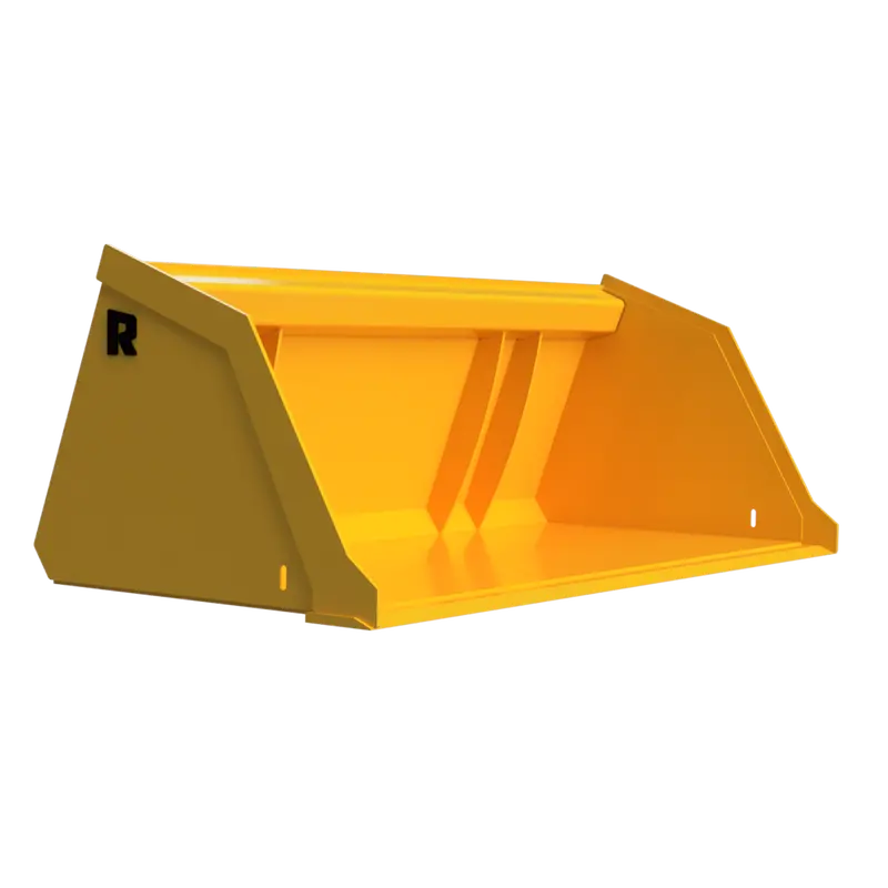 Rockland Heavy Duty Light Material Bucket | Standard Shell Thickness 3/16” | High-Strength Alloy Steel | For Skid Steers 1