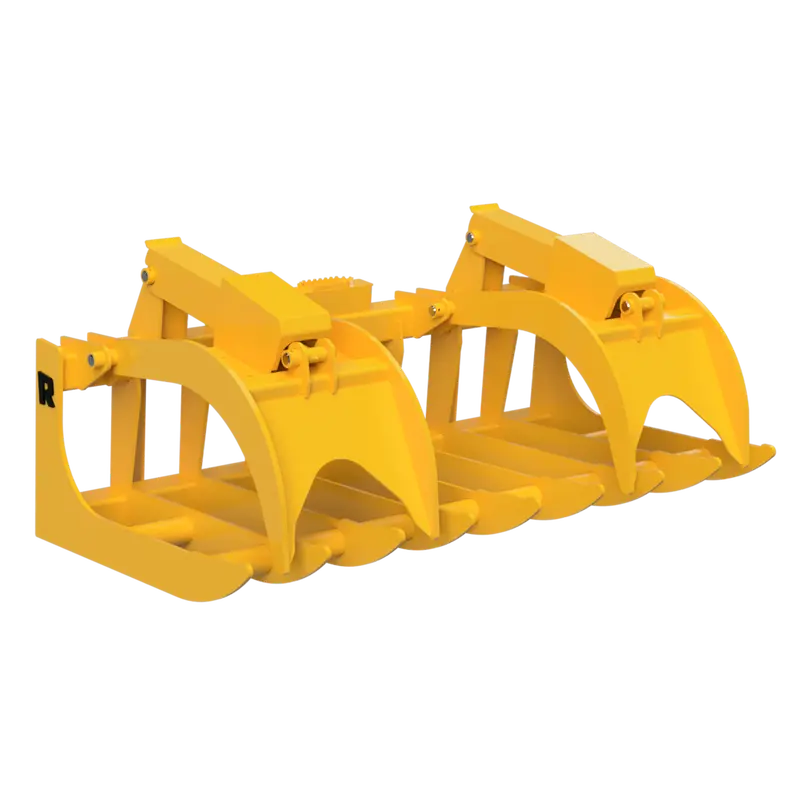 Rockland Heavy Duty Root Grapple | 2" Inch Bore Cylinders | Horsepower 65 To 75 Hp | For Skid Steer 1