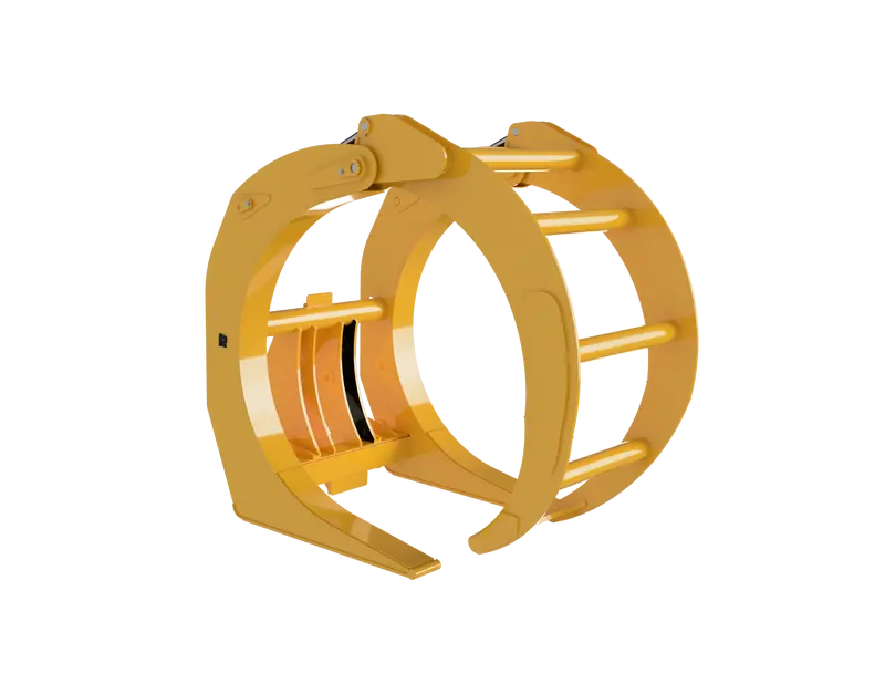Rockland High-Capacity Sorting Grapple | Powerful Dual-Cylinder Clamp | Reinforced With Ar400 | For Loaders 1