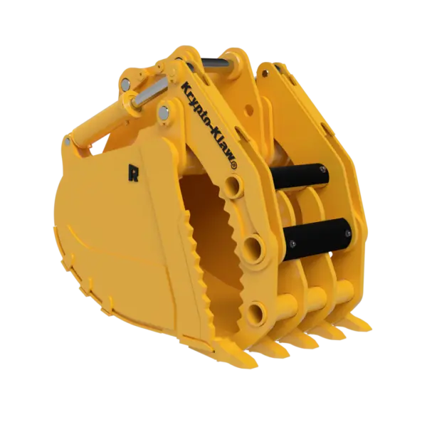 Rockland Krypto Klaw Bucket | Machine Weight 15,001 To 160,000 Lbs | Bucket Width 30" To 78" Inches | Throat Opening 64" To 115" Inches | For Excavators 1
