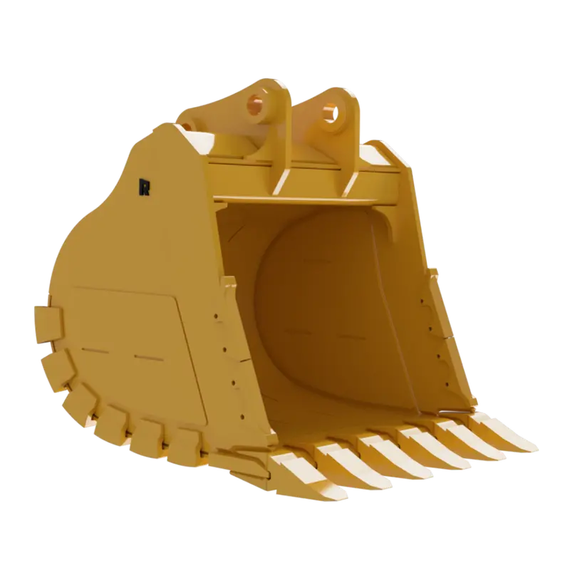 Rockland Large Severe Service Bucket | Reinforced High-Strength Design | Standard Wear Kit | For Excavators 1