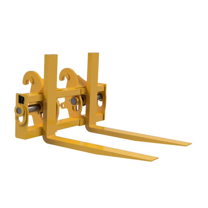 Rockland Log Fork | Tine Size 2.5 X 6 X 48 To 3.5 X 8 X 72 | Load Capacities 8, 601 - 42, 500 Lbs | Weight 1,470 - 4,000 Lbs | For Loaders & Skid Steer 1