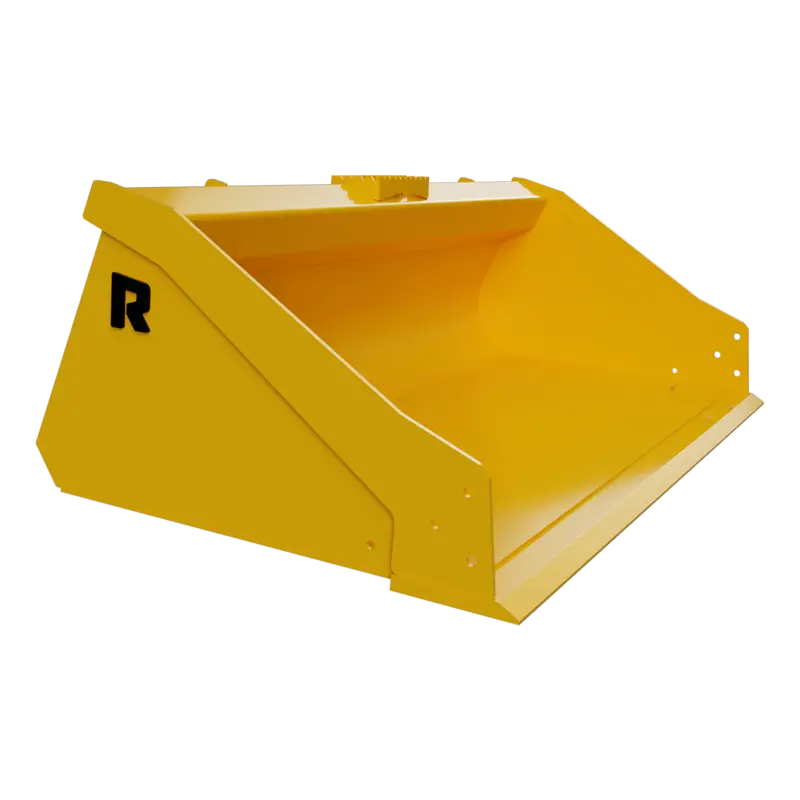Rockland Long-Bottom, Low-Profile Bucket | Bucket Width 63" To 98" Inches | Weight 415 To 625 Lbs | For Skid Steer 1